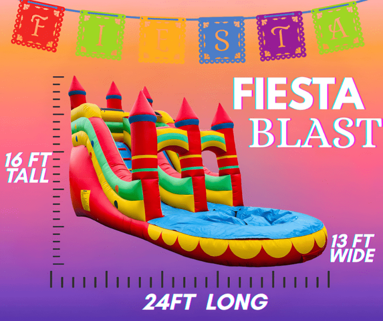 16ft Fiesta Blast waterslide